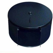 Resim KG-GOLDPAPER 7658 Siyah Mat Boyalı Paslanmaz Mini Jumbo Wc Kağıtlık 