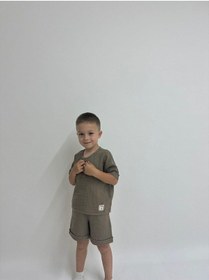 Resim Oliven The Kid Oliventhekid Müslin Unisex Çocuk Takım Vizon Vizon 
