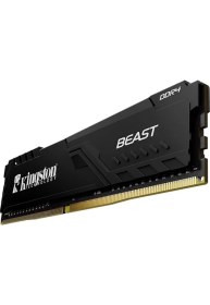 Resim KINGSTON 32GB 3200MT/s DDR4 CL16 DIMM (Kit of 2) Beast Black Turkey KF432C16BBK2/32TR - RAM 