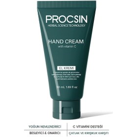 Resim Procsin Vitamin C İçerikli Yoğun Nemlendirici ve Onarıcı El Kremi 50 ML 