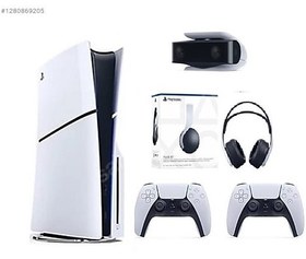 Resim Sony Playstation 5 Slim CD'Lİ +2.Kol+3d Kulaklık+ Kamera SC TEC. 