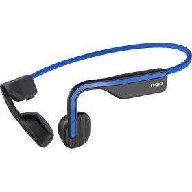 Resim Shokz OpenMove–Açık Kulak Tasarımlı, Bluetooth 5.1, IP55 Suya ve Tere Dayanıklılık, 6 Saat Pil Ömrü, Çift Gürültü Önleyici Mikrofon, Günlük ve Spor Kullanımı için Kemik İletimli Kablosuz Kulaklık-Mavi 