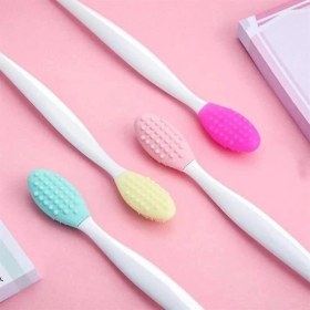 Resim Bfs 2 Adet Dudak Fırçası Peeling Etkili Gözenek Siyah Nokta Temizleyici Çift Yönl 