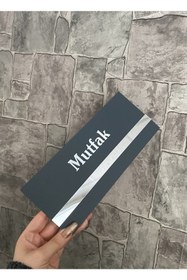 Resim Yönline Soft Seri Minimal Pleksi Kendinden Yapışkanlı Mutfak Kapı Isimliği 