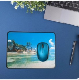 Resim 25x32 Cm Küçük Boy Mouse Pad Manzara Ada 4915 