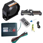 Resim Space 17 Çakar Fonksiyonlu 300W Siren 4 Çakarlı Kırmızı-Mavi-Beyaz / SSSR55 