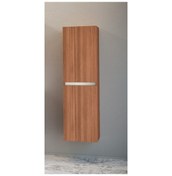 Resim Orka Dinar/Enez 40 Cm Teak Banyo Boy Çamaşır Dolabı 