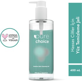 Resim Pure choice hassas ciltler için yüz temizleme jeli 400 ml 