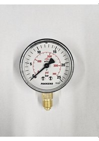 Resim Çap 63 ALTtan 25 Bar Kuru Manometre - Pakkens 