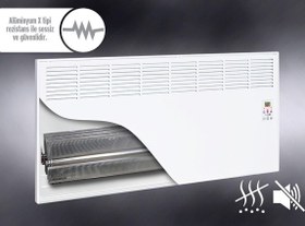 Resim İvigo EPK4590E25B Beyaz 2500 W Dijital Konvektör Isıtıcı 