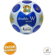 Resim Mavi Parlak Futbol Topu 