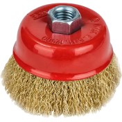 Resim Fixonic Eratool ERA10038 65MM Saçaklı Çanak Fırça Sarı Telli 