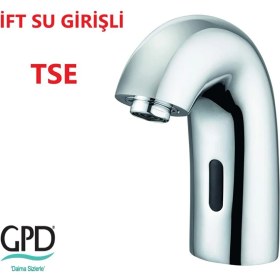 Resim Gpd Fotoselli Çift Su Girişli Lavabo Bataryası FLB10 