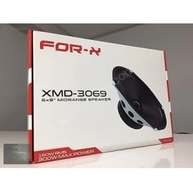 Resim For-X XMD-3069-300W MAX-150W Rms-Kaliteli Profesyonel Oval Midrange Hoparlör-2 Adet 