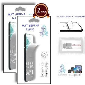 Resim Oppo Reno 2Z Nano Ekran Koruyucu 2 Adet Ultra İnce Esnek Nano Mat Şeffaf 