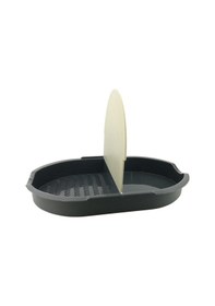 Resim Çift Hazneli Kesme Panosu - Kesme Tahtası 