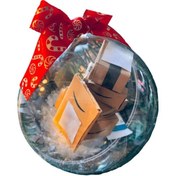 Resim Suntek Topu Yılbaşı Ağacı Yeni Yıl Tatil Tarzı D Kırılmaz Asılı Top 