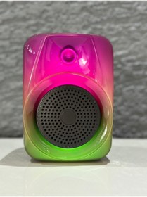 Resim MS-3602BT Rgb Ledli Taşınabilir Bluetooth Hoparlör Usb-Tf-Fm Siyah Torima