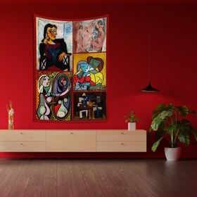 Resim Picasso Artworks Duvar Örtüsü - 160 cm x 220 cm 
