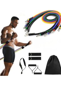 Resim Taşınabilir Kapı Askılı Egzersiz Bandı Seti Ev Ve Seyahat Kullanı 