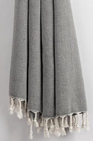 Resim DENİZLİ CONCEPT Likya Peştemal Siyah 