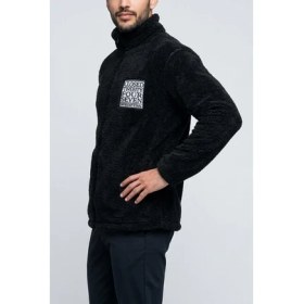 Resim Cocopelli Siyah Erkek Peluş Hırka COC3077 