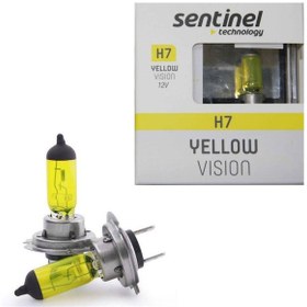 Resim Sentinel H7 Sarı Işık Ampul 12V 100W 