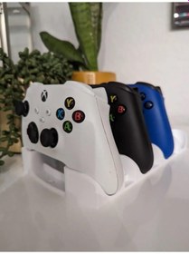 Resim Xbox One / Series X S Oyun Kumandası İçin Şık Siyah Dörtlü Stand - Dayanıklı Plastik Tasarım 1 Adet 