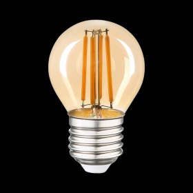 Resim Tg Tek-İş Global G45 Rustik LED Ampul 4W E27 Duy 2700K Gün Işığı Mini Top Filament Ampul 