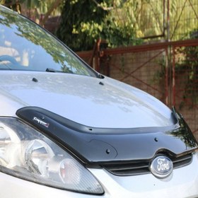 Resim Ford Fiesta 2009 - 2012 4mm ABS Ön Kaput Koruma Rüzgarlığı 