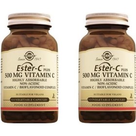 Resim Solgar Ester-C Plus 500 MG 100 Kapsül 2'Li 