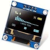 Resim Tongdashop 3 Adet Oled Ekran Modülü Sarı Mavi 128x64 I2c Arduino 4 Pin Vcc 