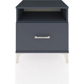 Resim Hyperion Komodin Tek Raflı Tek Çekmeceli 60X44X64 Antrasit-Antrasit 