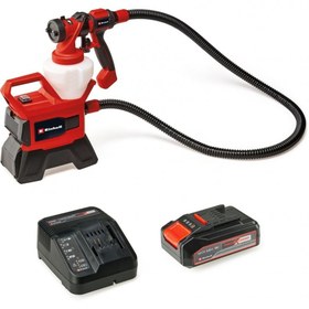 Resim Einhell Te-Sy 18/90 Li Solo+,2,5 ah akü starter kit Akülü Sprey Boya Sistemi 