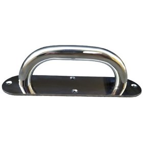 Resim Tekne Güverte Tutamağı. Tabanlı Tutamak. Paslanmaz Krom. 