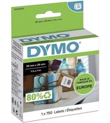 Resim DYMO S0929120 LW Çok Amaçlı Kare Etiket,750 etiket-pk, 25x 25 mm 