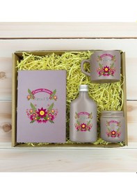 Resim Bk Gift Kişiye Özel İsimli Dtf Anne Temalı Mat Gri Defter & Kahve Fincanı & Kolonya & Mum Hediye Seti-6, Anneye Hediye, Anneler Günü Hediyesi Kobitmey 