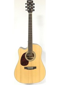Resim Cort Mr710Flhns Elektro Akustik Gitar Solak Natürel Satin Fısh 