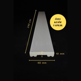 Resim Diecor Dekoratif Boyanabilir Polistren 1 Adet 4 cm Duvar Çıtası 