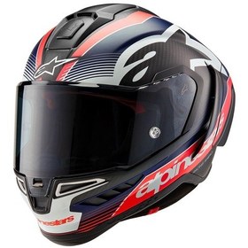 Resim Alpinestars Supertech R10 Carbon Team Spor Motosiklet Kaskı Mat Siyah 