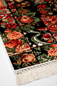 Resim Alanur Home Eko Trend Djt Yıkanabilir Kaymaz Taban 3 Lü Yatak Odası Takımı P1333 Etnik Bordo 