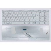 Resim İNFOSTAR Acer ile Uyumlu TravelMate P276-MG Uyumlu Laptop Klavye Beyaz 