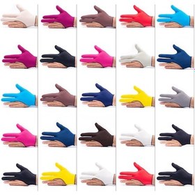 Resim Bilardo Eldiveni 25 Adet Renkli Çok Renkli 