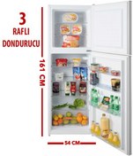 Resim Koline Rf-300 300 Lt Üst Donduruculu Low-Frost Buzdolabı 