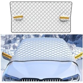 Resim Sones Suıtu R-3945 Araba Kış Ön Cam Kar Kalkanı Buz Çözme Güneşlik Kalınlaştırılmış Araba Giyim, Stil: Mıknatıssız Üç Katman Kalınlaşmış 