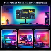 Resim Oldfriend 4 Adet Araç İçi Rgb Led Işık Modifiye Usb Müzik Ritim Ayakaltı Aydınlatma 