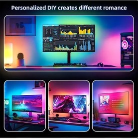 Resim Oldfriend 4 Adet Araç İçi Rgb Led Işık Modifiye Usb Müzik Ritim Ayakaltı Aydınlatma 