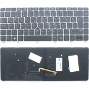 Resim HP Uyumlu 836307-001, 836307-141 Klavye Tuş Takımı Siyah Tr Işıklı 