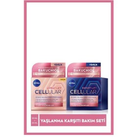 Resim NIVEA Cellular Expert Lift Saf Bakuchiol Gelişmiş Gündüz ve Gece Yüz Kremi 50ml 