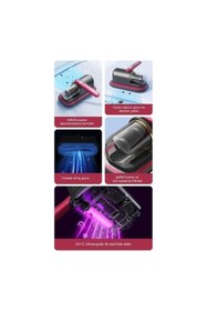 Resim teknotrust Anti Uv Işınlı Şarjlı Yatak ve Koltuk El Süpürgesi Gri 